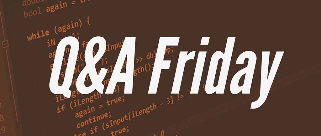 Questions of the Week 33